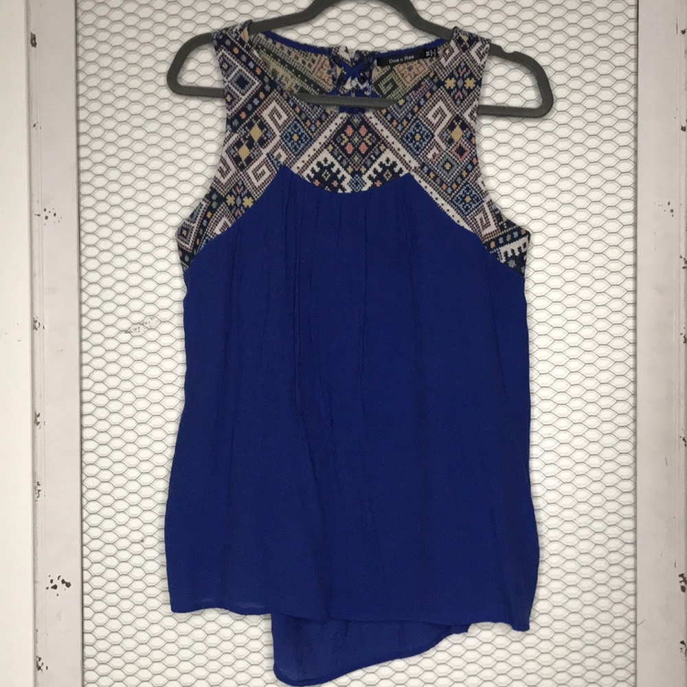 Blue tank top